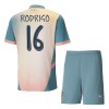 Original Trikotsatz Manchester City Rodrigo 16 4.trikot 2024-25 Für Kinder